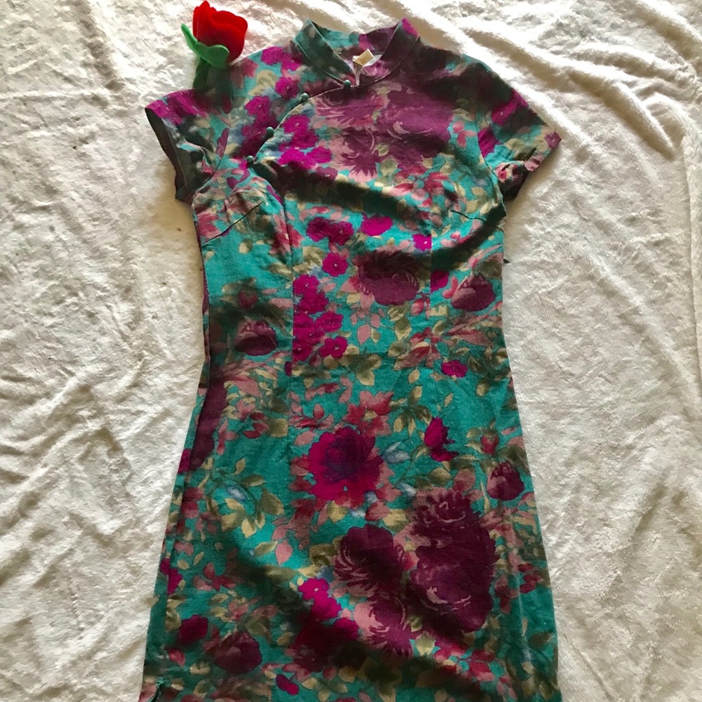 Chinese Floral Dress